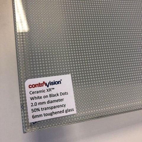 Contra Vision printed glass